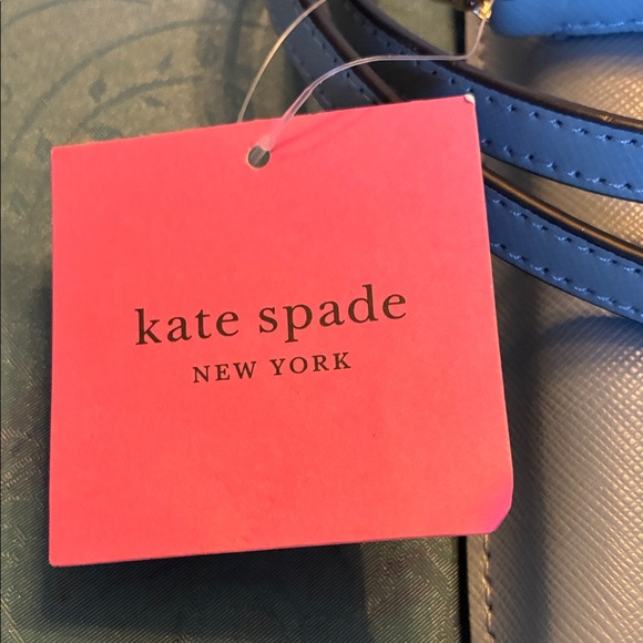 Kate Spade Gray Phone & Card Holder Crossbody Bag w Detachable Strap NWT - Picture 3 of 4